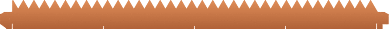 Image of copper slat profile.