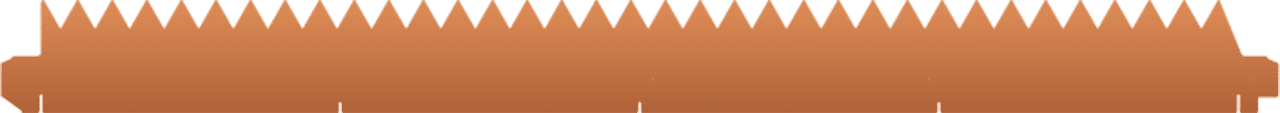 Image of copper slat profile.