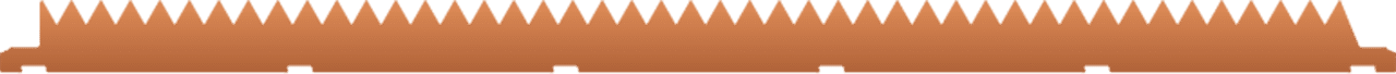 Image of copper slat profile.